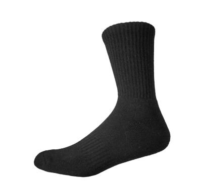 China AGRADECIDO Breathable Combed Cotton Customize Athletic Socks Terry Sock Mens USA Size Crew Socks for sale