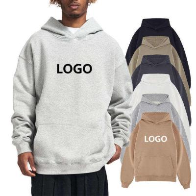 China Non-Shrink Heavy Duty Plain Terry Hoodie No Drawstring For French Printing for sale