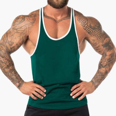 China Wholesale OEM New Design Custom QUICK DRY Mens Gym Vest Bodybuilding Stringer Tank Top for sale