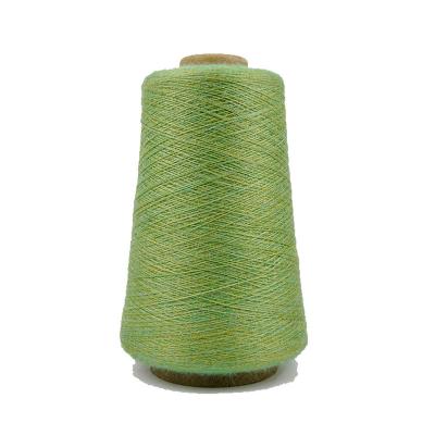 China Green Grass Sustainable Filament Acrylic Fiber Dyed Core Spun Yarn for sale