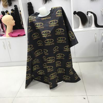 China Wholesale Custom Salon Designer Hair Cutting Apron Cape Hairdressing Barber Cape for sale