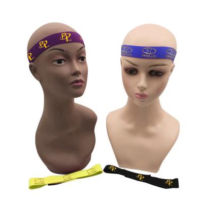 China European and American Style Custom Logo Adjustable Custom Elastic Band for Designer Elastic Hair Bands Lace Hair Melt Bands for Wig for sale