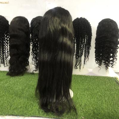 China Wholesale Body Wave Cuticle Aligned Unprocessed Natural Hair Wig Wrap Hair Extensions Lace Frontal Wigs for sale