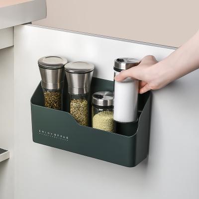 China JiuYue Sustainable Kitchen Multifunctional Wall Mounted Seasoning Storage Box for sale