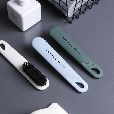 China Modern Long Handle Shoe Brush Decontamination Laundry Brush Cleaning Brush Toilet Sink Dish Scrub Household Cleaning Tool for sale