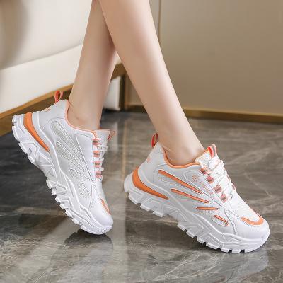 China Cushioning 612 Custom Women Fancy Breathable Girls Mesh White Top Sneakers Low Top for sale