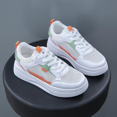 China Trend 8809 fashion 2022 custom mesh high top low top casual shoes white sneakers for ladies for sale