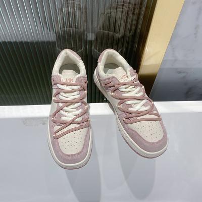 China New Fashion Breathable Elegant Outdoor Casual Women Low Price Running Shoes x359 Pink Sports Shoes for sale