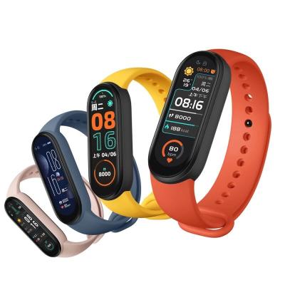 China Blue Heart Rate Fitness Tracking Sports M6 Touch Screen Smart Watch Men Women Tooth Smartwatch Bracelet For Apple Xiaomi Android Watches for sale