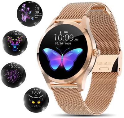 China MP3 Heart Rate Monitor Sleep Monitoring IP68 Playback Smart Watch Waterproof Women Wristband Smartwatch Beautiful Connect IOS Android KW10 for sale