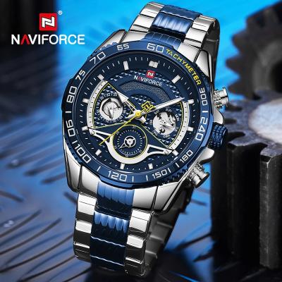 China Mens Automatic Watches NAVIFORCE 9185 Date Sport Quartz Luxury Wristwatch For Men Waterproof Multi Function Digital Reading Pendulum Relogio Masculino for sale