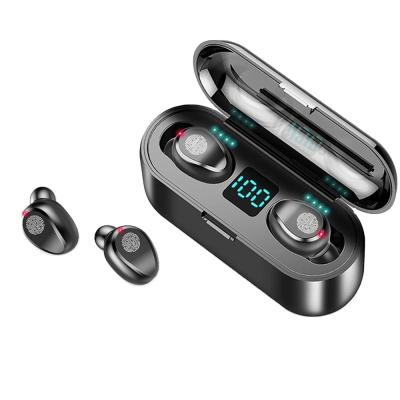 China Perfect Wireless Bluetooth Earphones Earbuds Stereo Headphones TWS Earbuds Sports Radio Sound Headset 1200mAh Power Bank For iPhone Xiaomi for sale