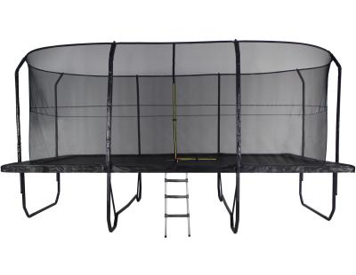 China With Protective Net 10x17ft Outdoor Rectangle / Rectangular Trampoline For Kids And Adult for sale