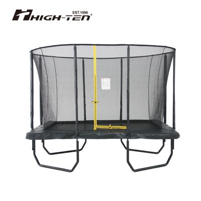 China With Protective Net 8x12ft Rectangle Trampoline With Fiberglass Pole For Sale for sale