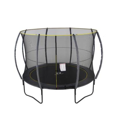 China Gray Pumpkin Trampoline With Outer Outdoor Safety Net Trampoline Mat Protector Standard Trampoline Net For Sale for sale