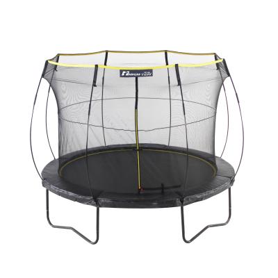 China With Protective Net Fiberglass Pole Outdoor Trampoline With Inner Safety Net For Entertainment Spring Trampoline Park for sale