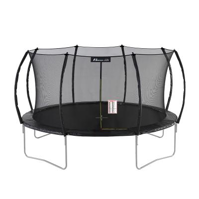 China With Net 14FT Professional Outdoor Jumping Trampoline Bed Adults Kids Trampoline Gymnastics Protective Net For Cheap Sale for sale