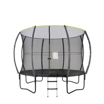 China With Protective 10ft Non Spring Net Premium Round Trampoline With Step Ladder for sale