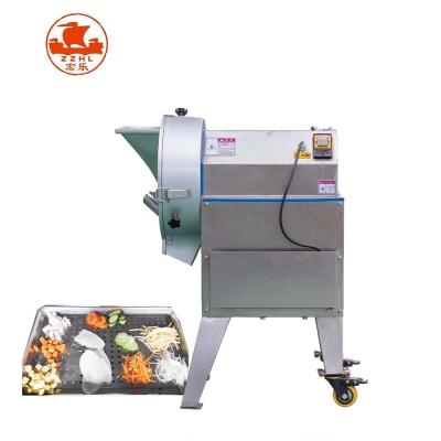 China Jalapeno French Fries Slicing Machine Thick and Thin Adjustable Curly Fries Cutter Machine for sale