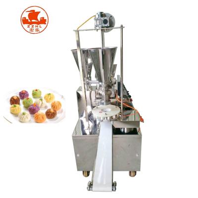 China Wonton Spring Bun Samosa Machine Commercial Steamed Stuffed Bun Making Machine Siopao Momo Folding Machine for sale