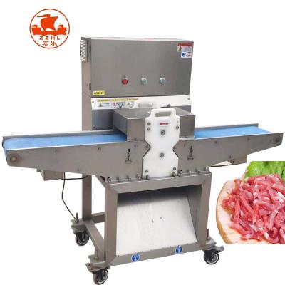 China Meat slicing machine meat strips slicer cutting machine pork chicken meat cutting machine for sale