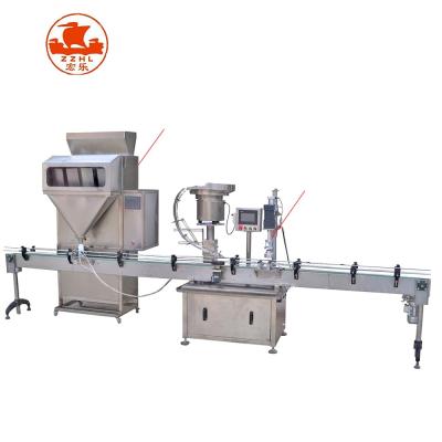 China High Accuracy Granular Food Products Bottle Cereal Filling Machine Automatic Small Grain Filling Machine for sale