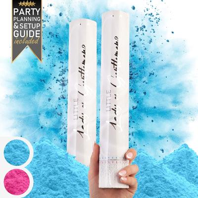 China Bright Heart + Wholesale Blue Pink Heart Blue Pink Kind Reveal Confeti Matrimoniowedding Party Snap Confetti Cannon for sale