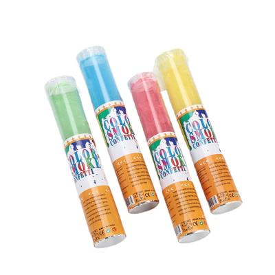 China Plastic+iron+holi powder 5--8M Color Run Powder Party Eco-friendly Holi Popper for sale