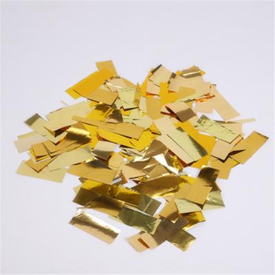 China Aluminum Foil Rectangle Gold Foil Wedding Table Party Celebration Confetti for sale