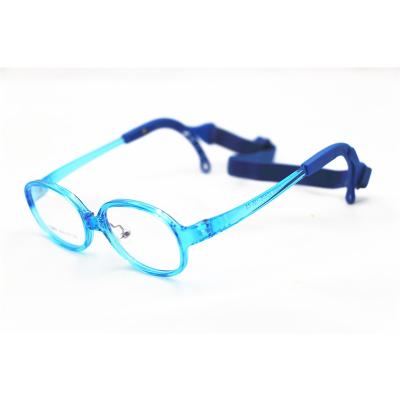 China Factory Price Tr90 Myopia Kids Glasses Frames Flexible Silicone Frame Glasses for sale