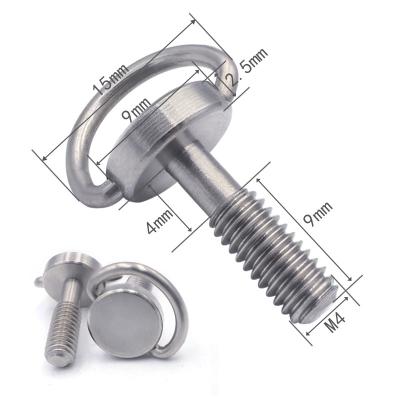 China OEM 303 Stainless Steel M4 Camera Tripod Mount Screw Hand Computer Flat Hidden Bracket Screw for sale