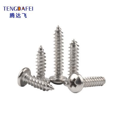 China Pan fastener China factory stainless steel schraube din7981 Phillips pozi drive pan head tapping screw for sale