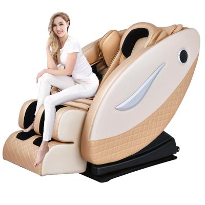 China Luxury Full Body Weightless 4d Body Massager Chair Pain Relief Kneading Tapping Sessel SL Smart Shiatsu Lumbar Track Luxury for sale