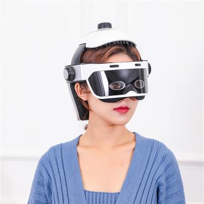 China Multifunctional Electric Vibrating Head Massager Automatic Helmet Head Air Pressure Head Massager Machine for sale