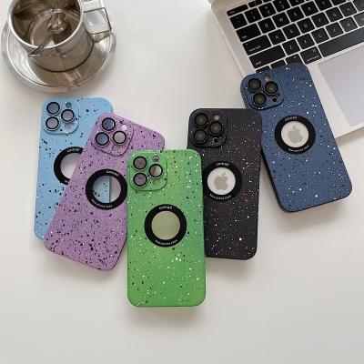 China New Products Shockproof 2023 Starry Hollow Hard PC Phone Cases For iPhone 14Pro/13Pro/12Pro/11Pro Phone Case for sale