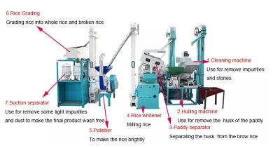 Κίνα Κίνα 1 τόνος ανά εγκαταστάσεις άλεσης ρυζιού ώρας για την πώληση 1 εργοστάσιο επεξεργασίας ρυζιού tph προς πώληση