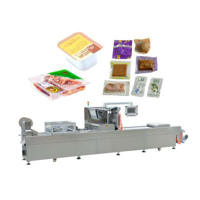 China Food Aluminum Foil Rte Thermoformer Double Sided Packaging Machine For Ready Made Food for sale