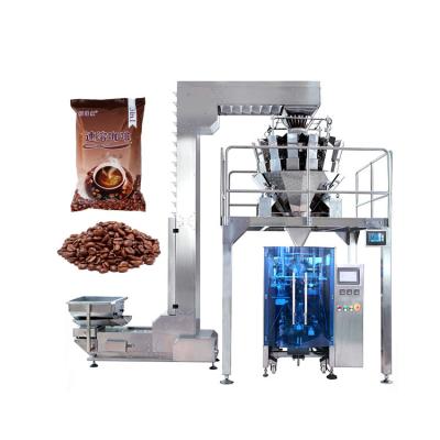 China Multifunctional Rear Seal Bag Food Weighing And Packaging Machine Snacks Vertical for sale