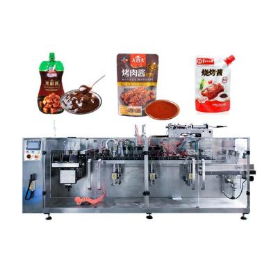 China Automatic Food Spout Bag Liquid Filling Packing Machine For Sauce Etc. milk juice ketchup. for sale