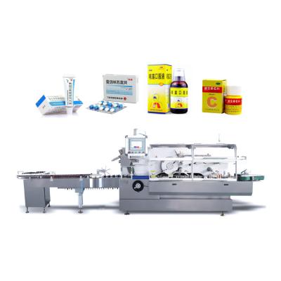 China Automatic High Speed ​​Continuous Food Cartoning Machine For Blister / AL / Soft AL Strips for sale