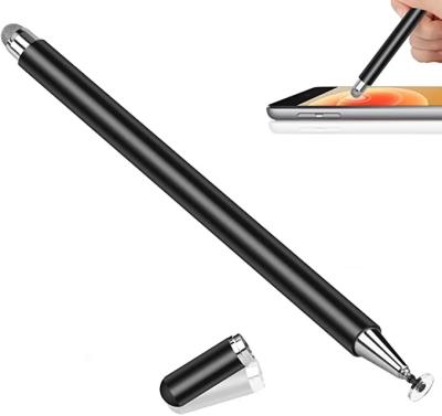 China Magnetic Cap Stylus Pen With Extra Tip Universal Screen Touch Mobile Phone Pen Disk Stylus for sale