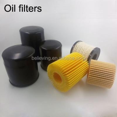 China Automotive Engine Oil Filters Low Price Spare Part Standard Size for sale