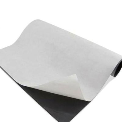 China Industrial Magnet Matte White Flexible Self Adhesive Magnetic Cover Rolls for sale