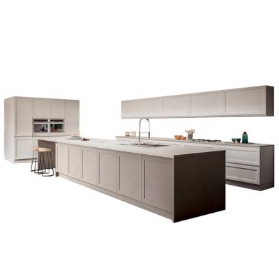 China 2021 New Hamptons Style Kitchen Furniture 2 pac Moisture Proof Kitchen Trend Australia Hampton Style Kitchen for sale