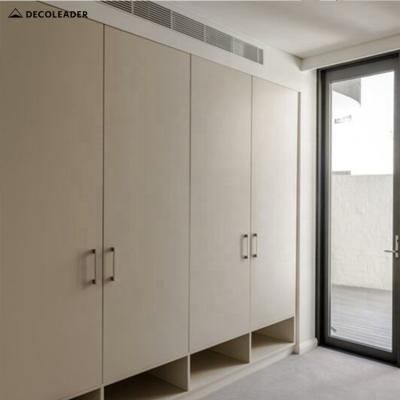 China (Size)Adjustable Wardrobe Design Light Lacquer Open Wardrobe Closet for sale