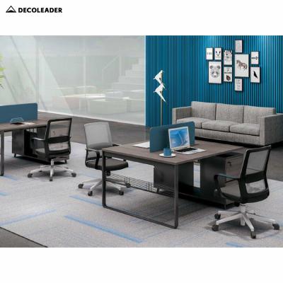 China Customizable Large Room Administrative Staff Office Layout Design By Staff Workstation Combination zu verkaufen