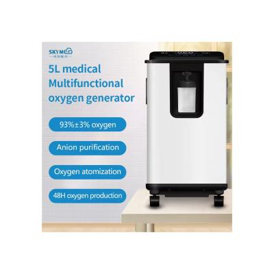 China White Metal Shell Household Price Oxygen Generator Black Adjustable Square for sale