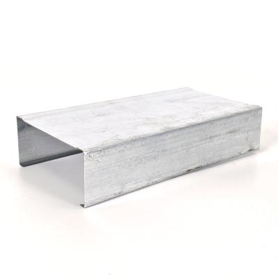 China Modern Manufacturers Direct Selling Galvanized Aluminum Sheet Hardware Channel Metal Stud for sale