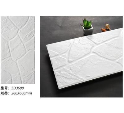 China Rural Exterior Ceramic Wall Tiles 300x600mm Brick Exterior Wall Ceramic Stone Tile for sale