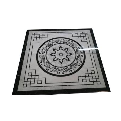 China Glazed Tiles Guangzhou Ceramic Tile Company Marble Floor Tiles Metallic Golden Polished Flower Carpet Tiles for sale